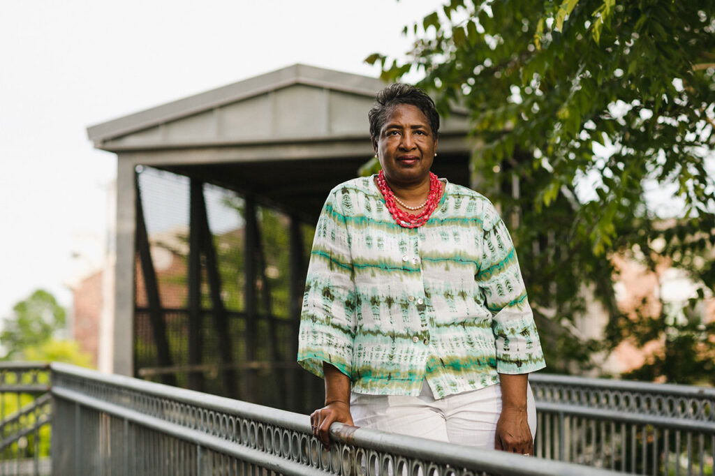 Peggy Towns, of Decatur, has been instrumental in sharing stories of her community’s history. Photo by Abraham Rowe.